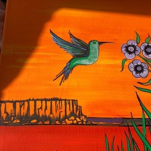 Canvas Water Color Painting